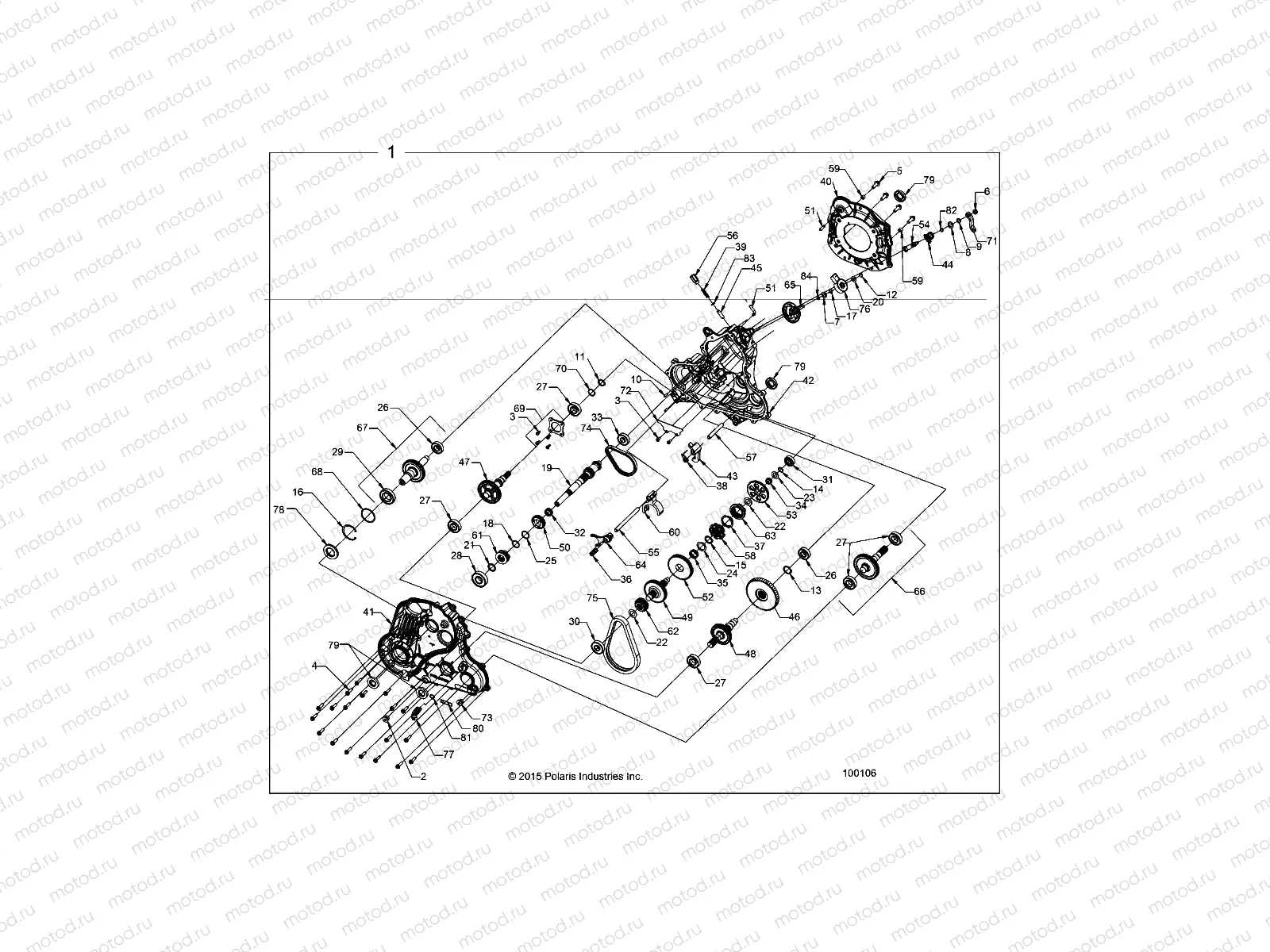DRIVE TRAIN | DRIVE TRAIN, MAIN GEARCASE - A18SXN85A8