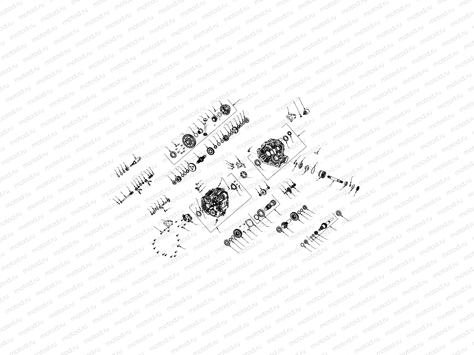 DRIVE TRAIN | DRIVE TRAIN, MAIN GEARCASE INTERNALS - R20RRF99AV/BV (702590)