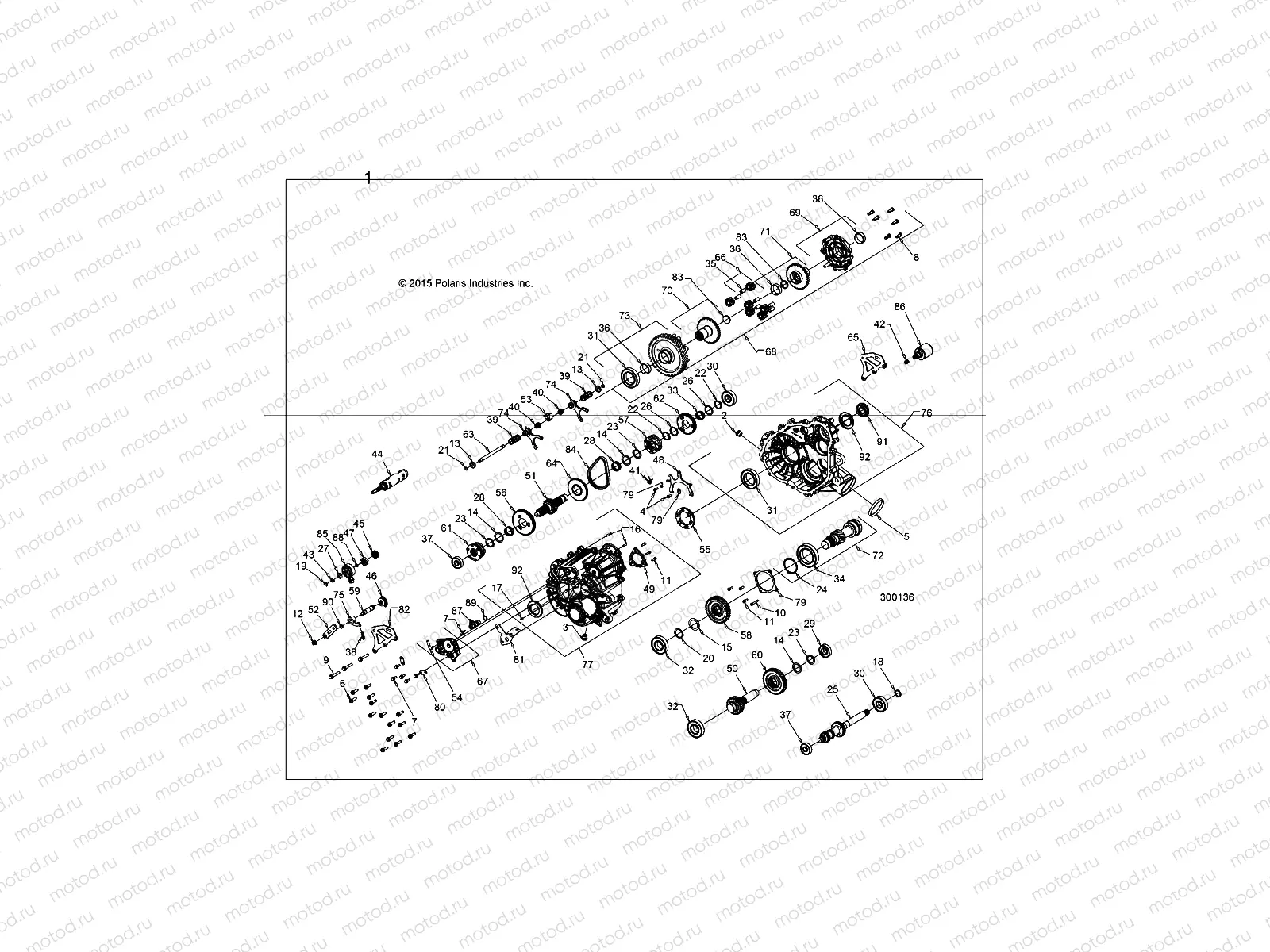 DRIVE TRAIN | DRIVE TRAIN, MAIN GEARCASE - L16U2NAGFA/MA