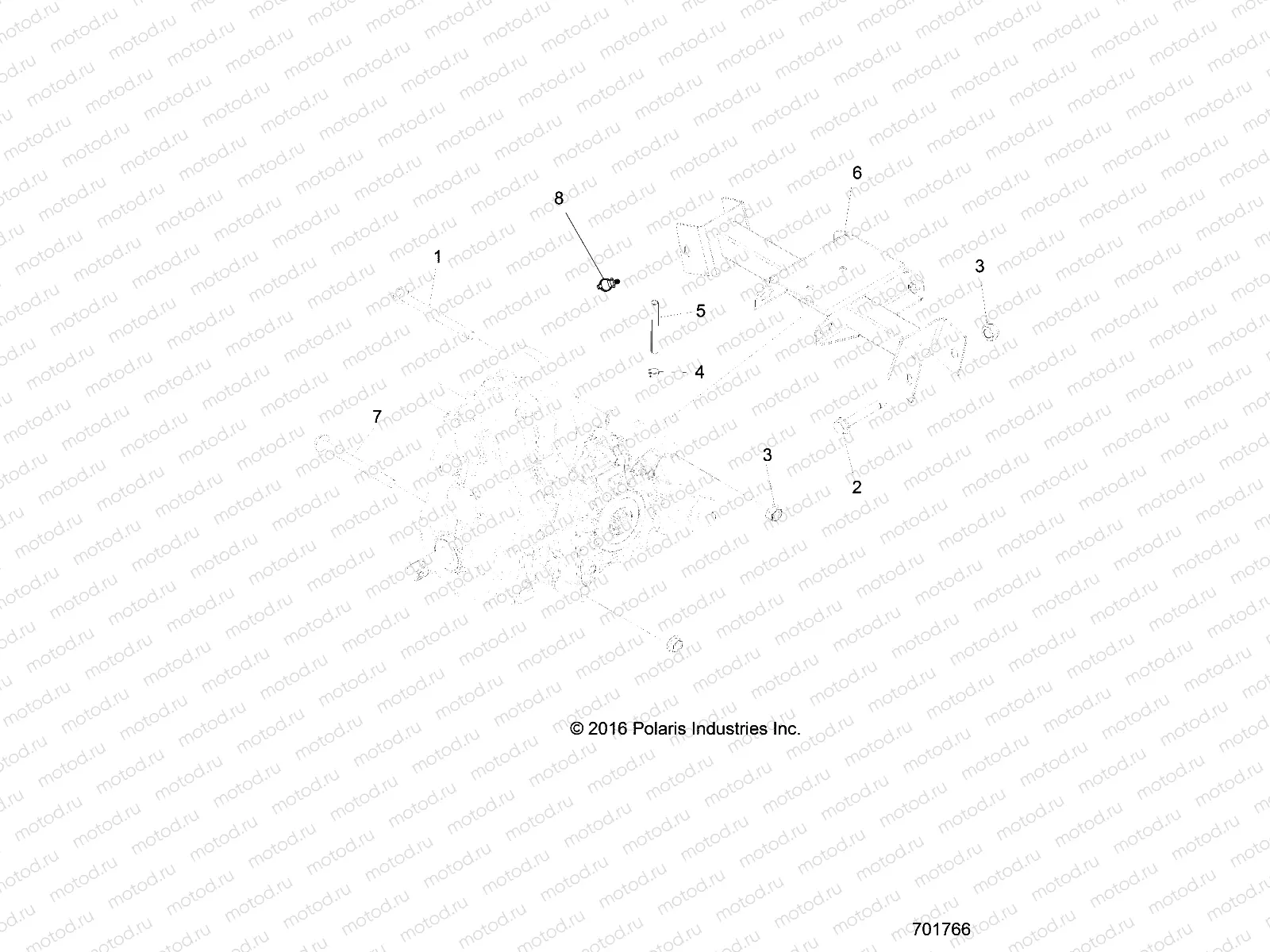 DRIVE TRAIN | DRIVE TRAIN, MAIN GEARCASE MOUNTING - R17RMAL4G9 (701766)