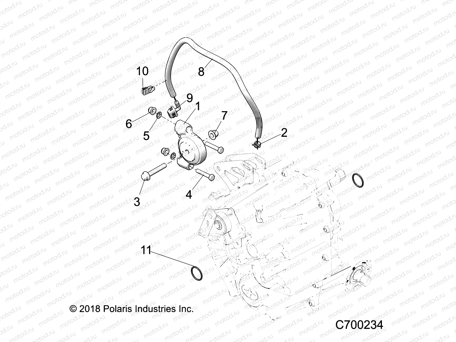 DRIVE TRAIN | DRIVE TRAIN, MAIN GEARCASE MOUNTING - R19RRU99/A/B (C700234)
