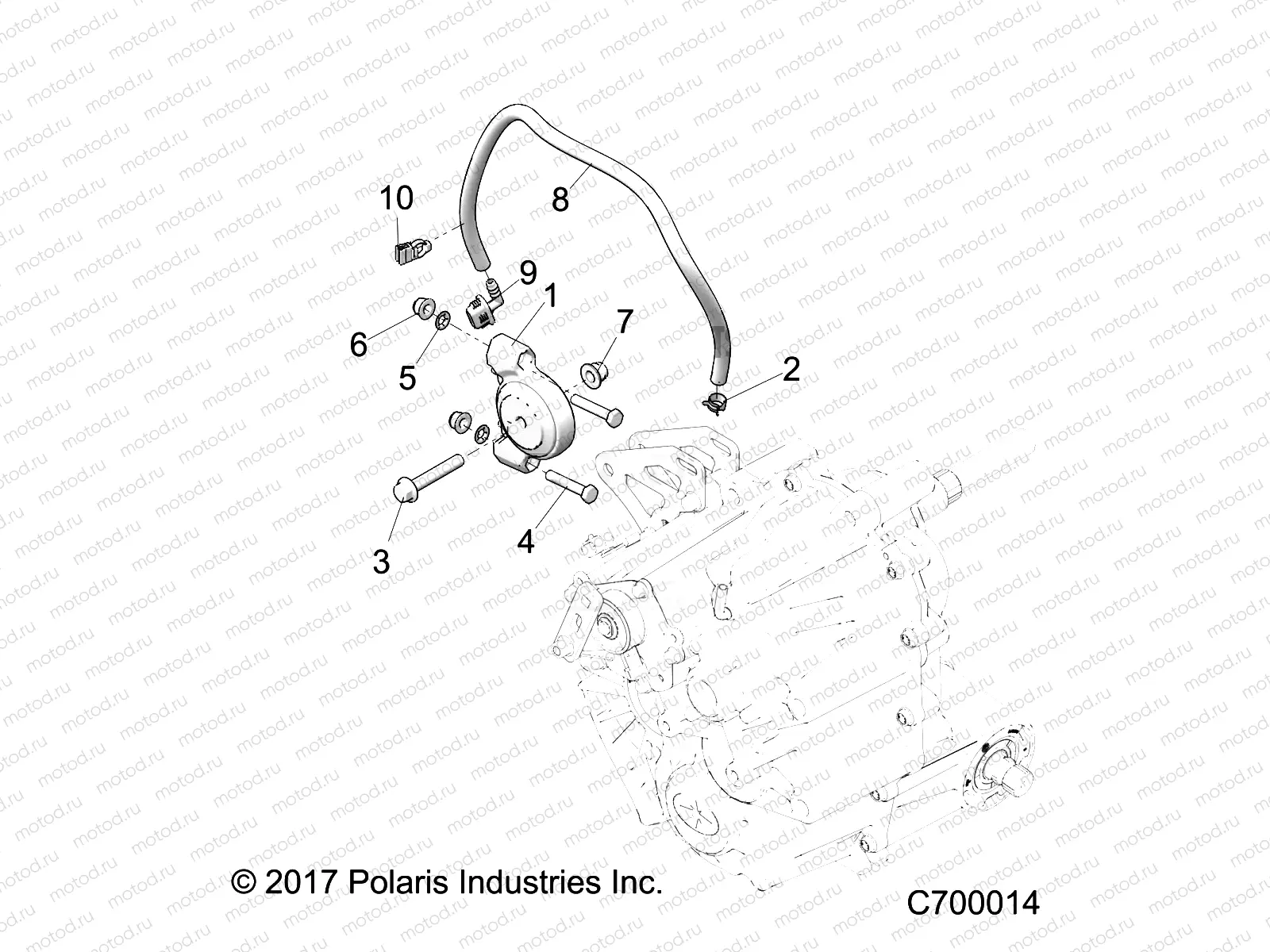 DRIVE TRAIN | DRIVE TRAIN, MAIN GEARCASE MOUNTING - R19RSU99A9/AD/B9/BD (C700014)