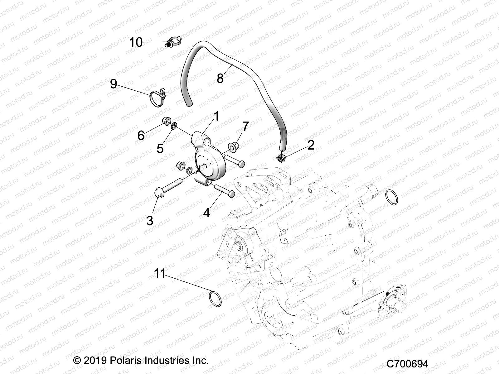 DRIVE TRAIN | DRIVE TRAIN, MAIN GEARCASE MOUNTING - R20RRB99A/B (C700694)
