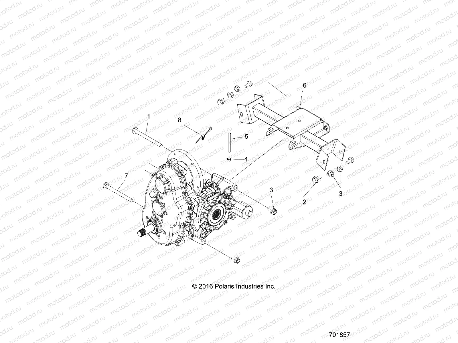 DRIVE TRAIN | DRIVE TRAIN, MAIN GEARCASE MOUNTING - R21MAAE4F4/F9 (701857)