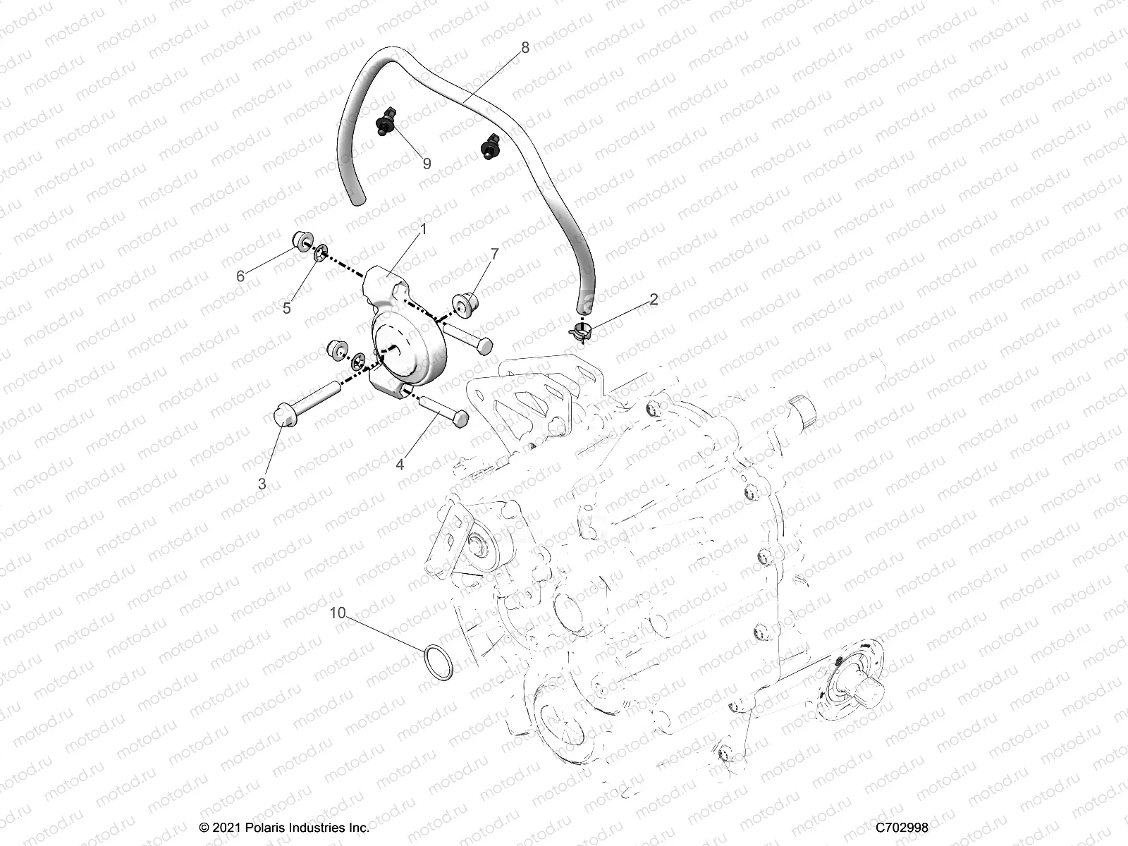 DRIVE TRAIN | DRIVE TRAIN, MAIN GEARCASE MOUNTING - R22RSB99AZ/BZ (C702998)