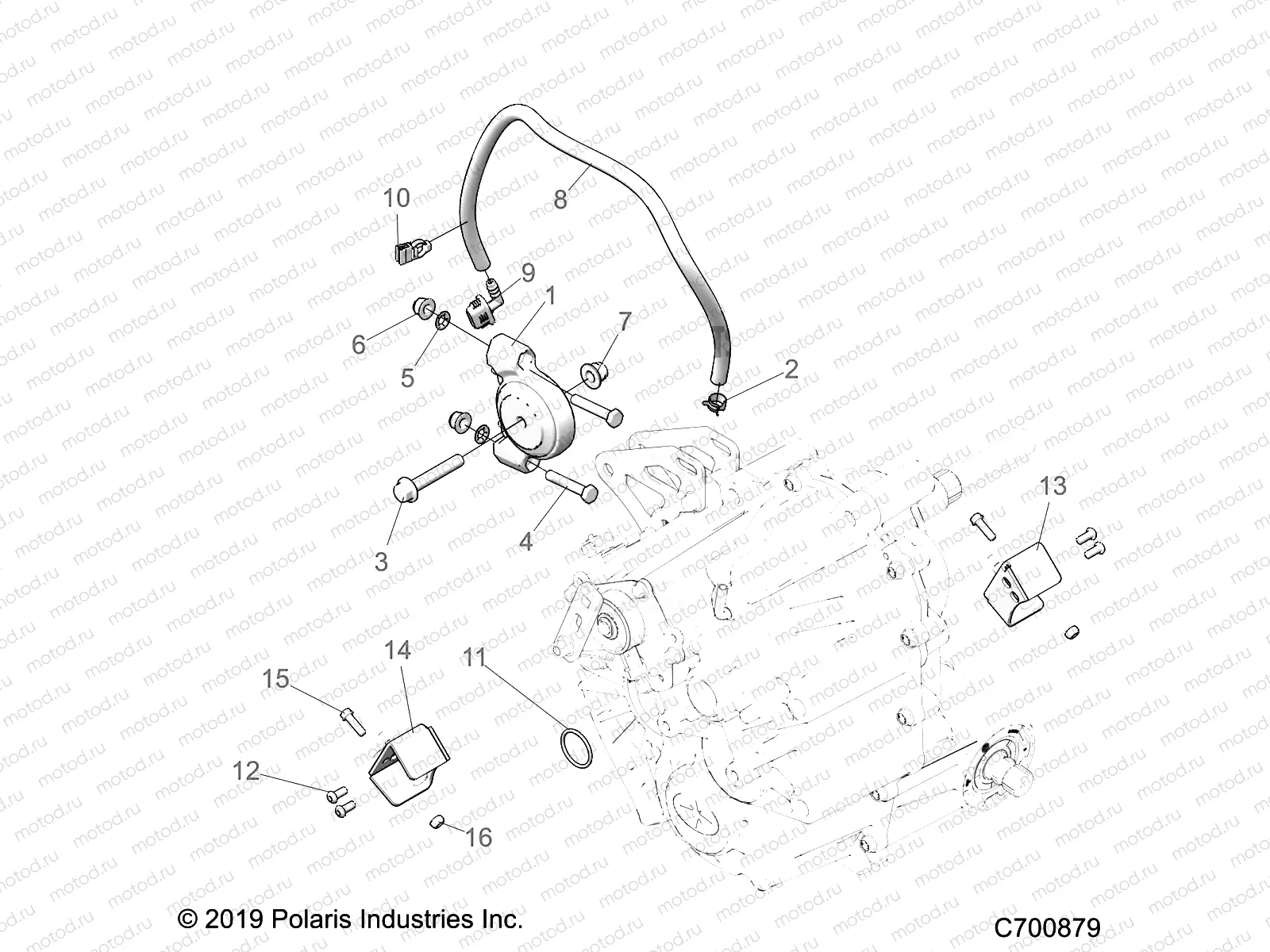 DRIVE TRAIN | DRIVE TRAIN, MAIN GEARCASE MOUNTING - R23RRP99CJ (C700879)