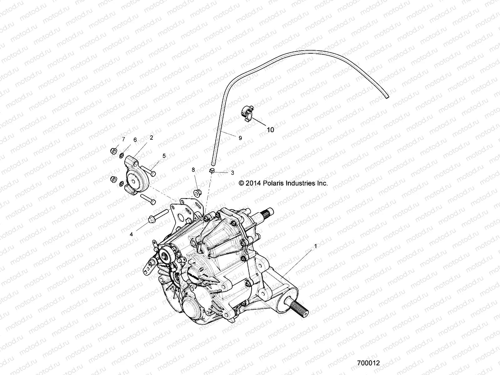 DRIVE TRAIN | DRIVE TRAIN, MAIN GEARCASE MOUNTING - Z15VCE87AT/AV (700012)