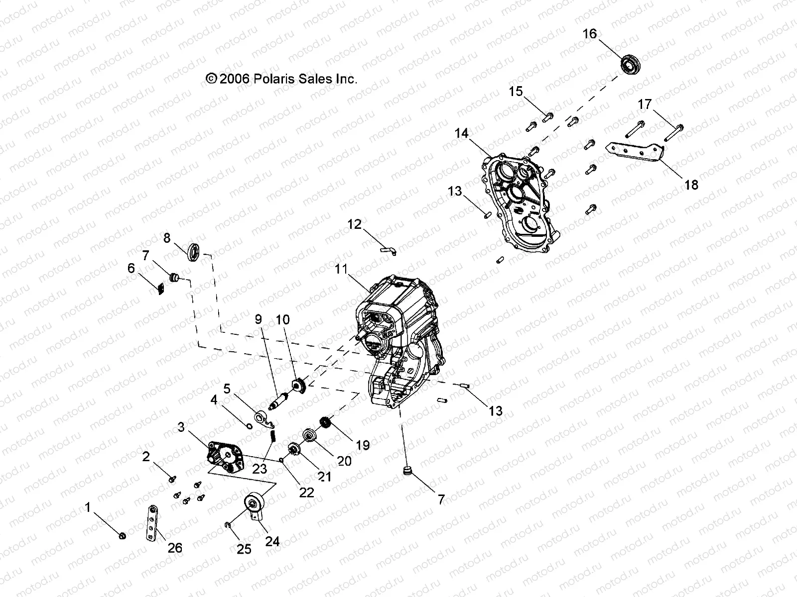 DRIVE TRAIN | DRIVE TRAIN, MAIN GEARCASE - R08RB50AA (4999202119920211D04)