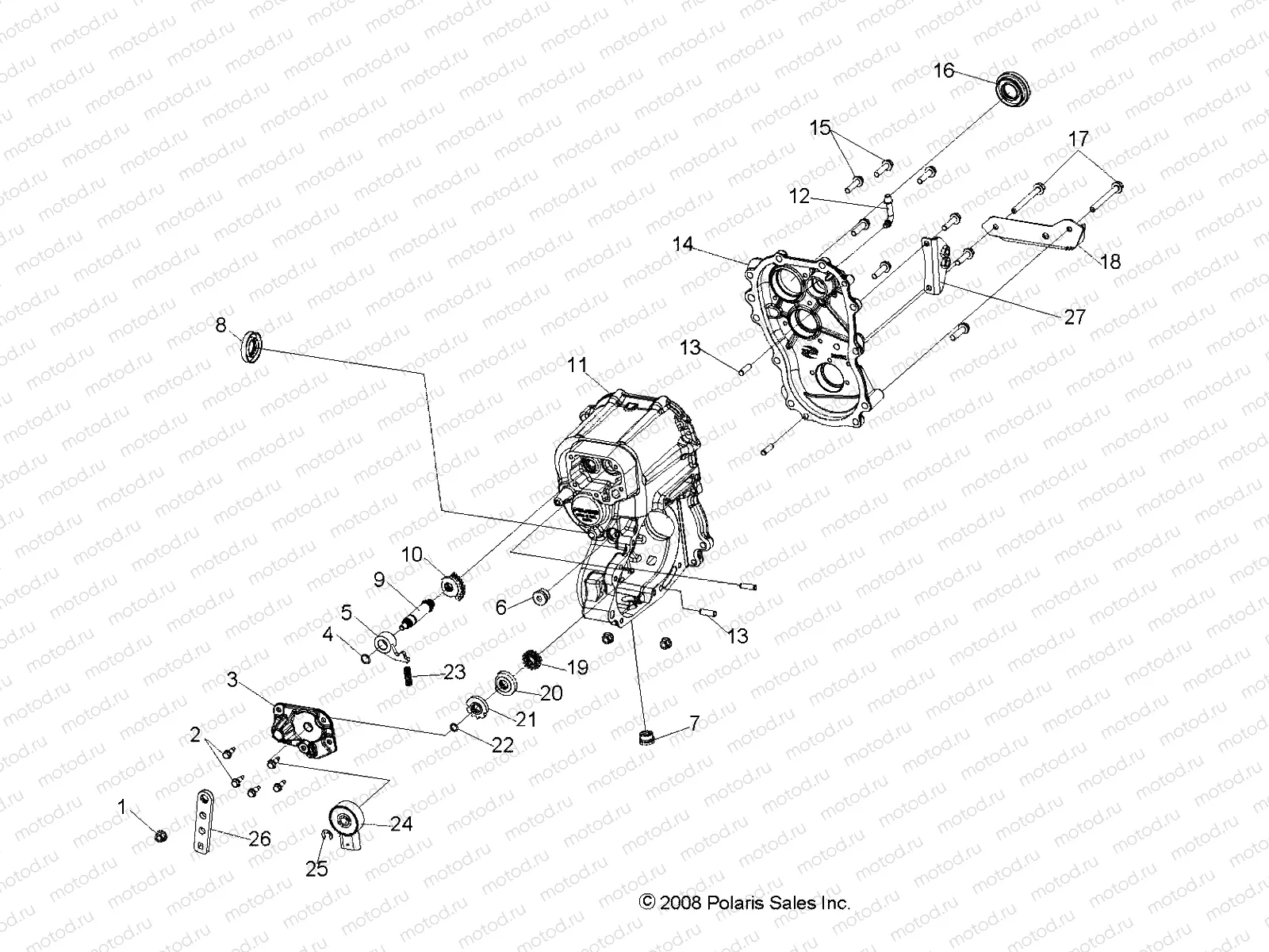 DRIVE TRAIN | DRIVE TRAIN, MAIN GEARCASE - R09RF68AF/AR/AZ (49RGRTRANS097006X6)