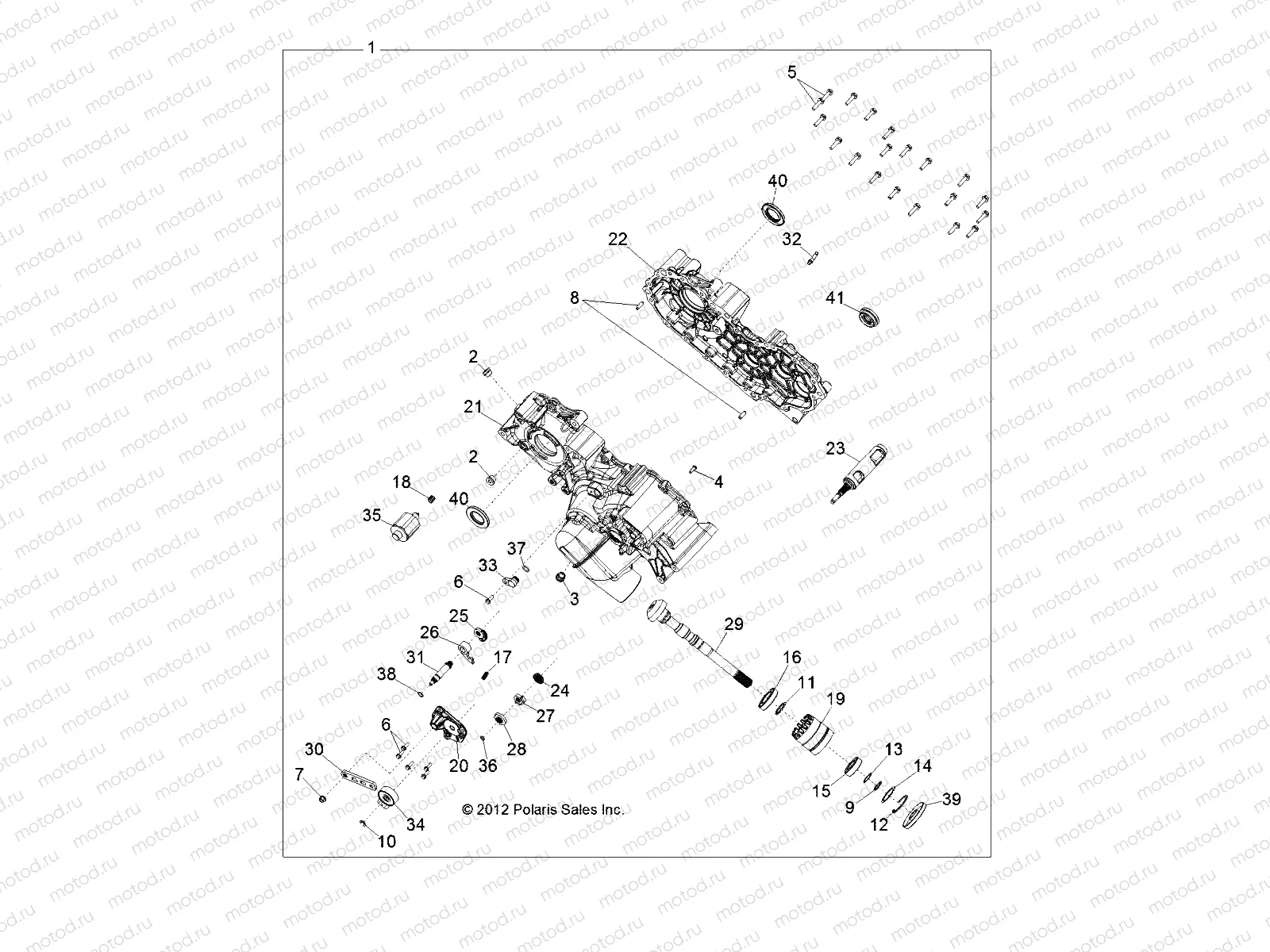 DRIVE TRAIN | DRIVE TRAIN, MAIN GEARCASE - R14RH76AA/76AC/7EAZ (49RGRTRANS1333071)