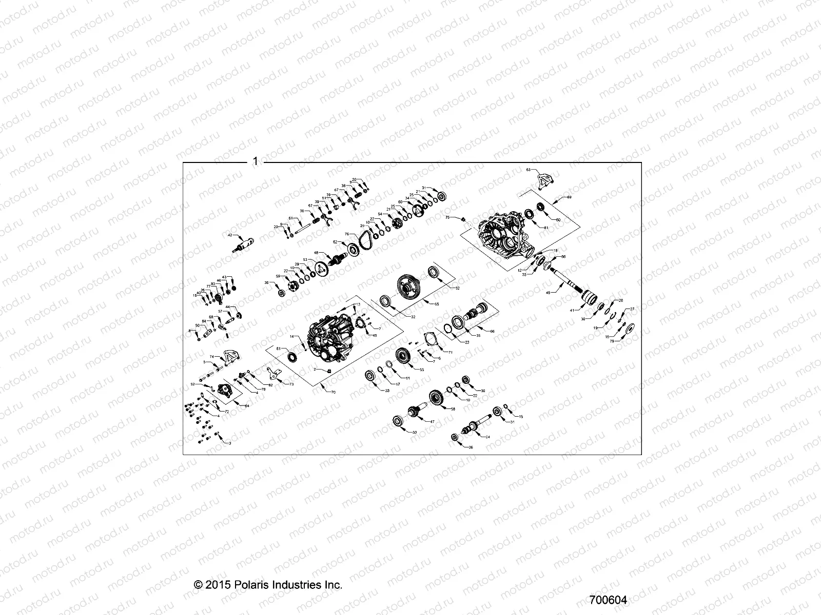DRIVE TRAIN | DRIVE TRAIN, MAIN GEARCASE - R16RMA32A1/A2 (700604)