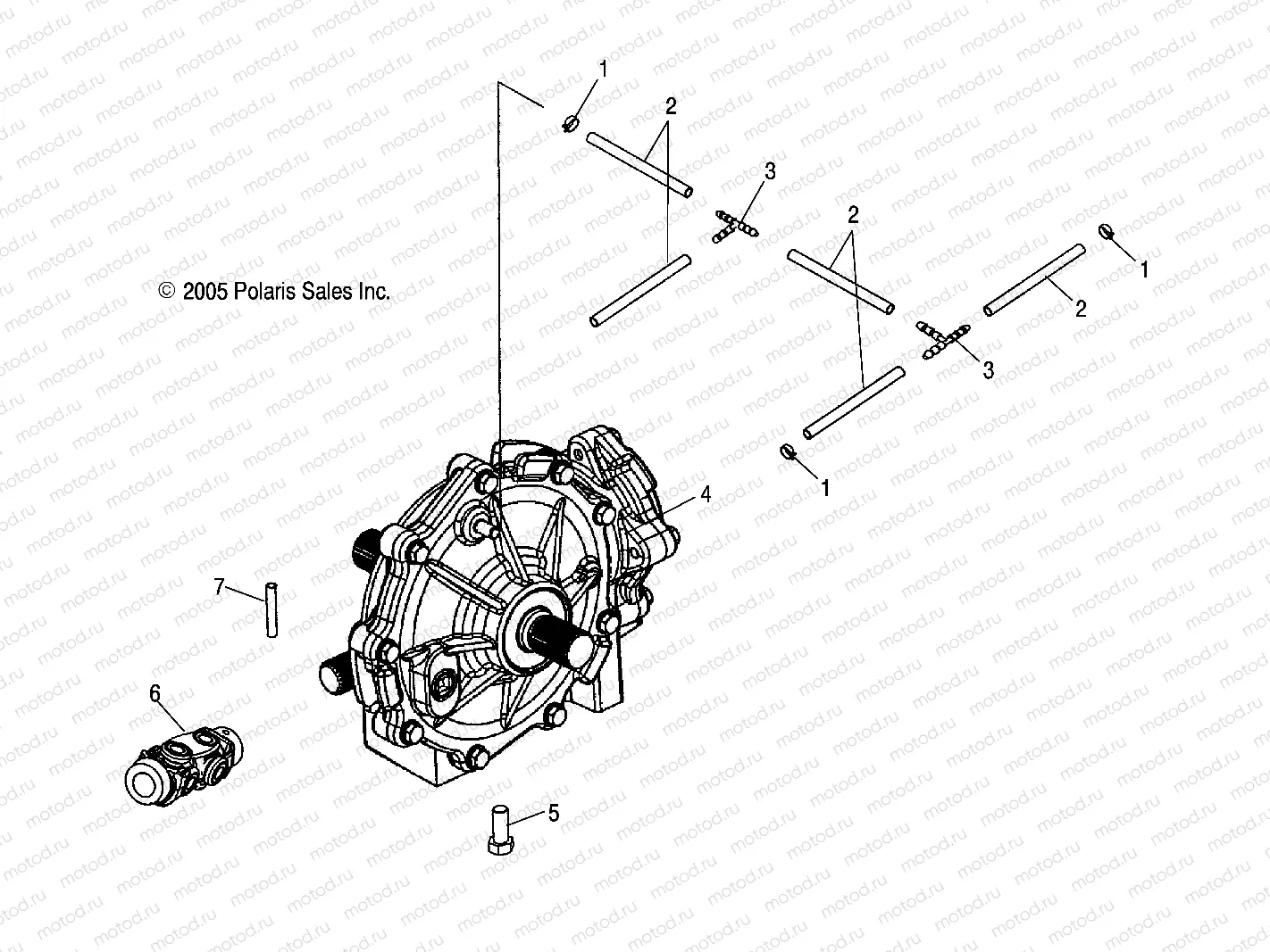 DRIVE TRAIN | DRIVE TRAIN, MID GEARCASE MOUNTING - R09RF68AF/AR/AZ (4999202259920225B10)
