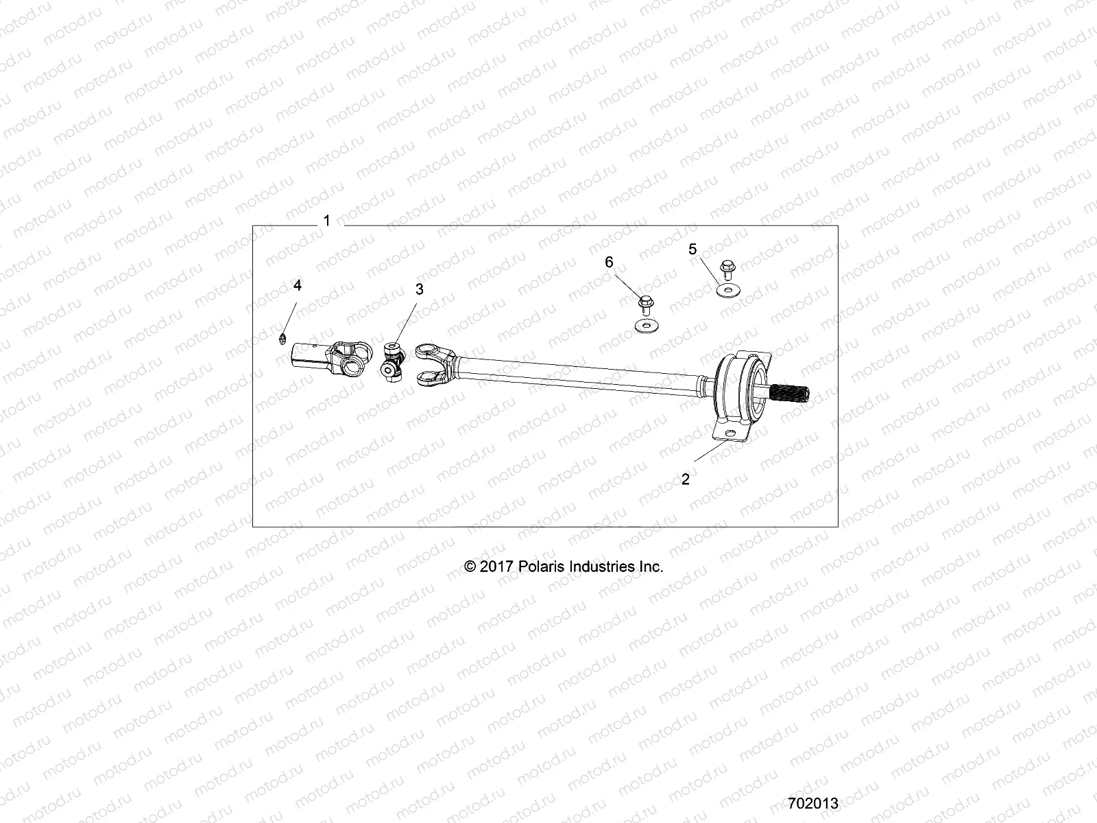 DRIVE TRAIN | DRIVE TRAIN, MID PROP SHAFT - R18RHE99NK (702013)