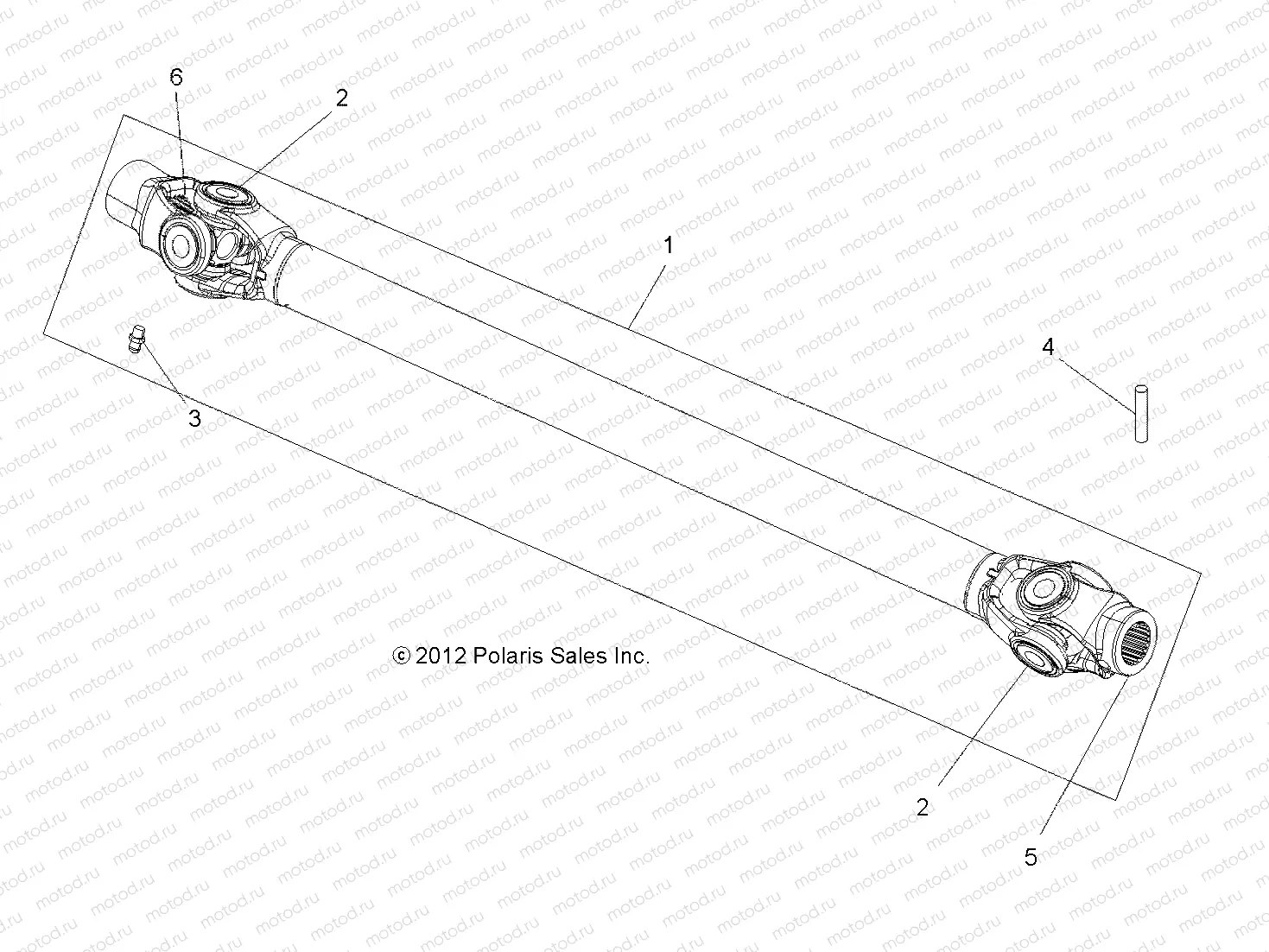 DRIVE TRAIN | DRIVE TRAIN, PROP SHAFT, FRONT - A16SVE95AA/AM