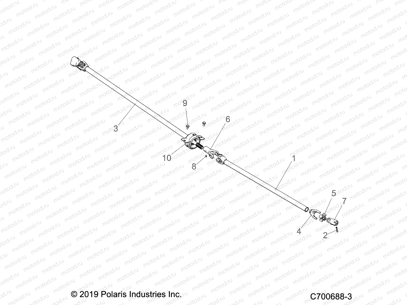 DRIVE TRAIN | DRIVE TRAIN, PROP SHAFT - R20T6A99A1/B1/E99A9/AM/AS/B9/BM/BS (C700688-3)