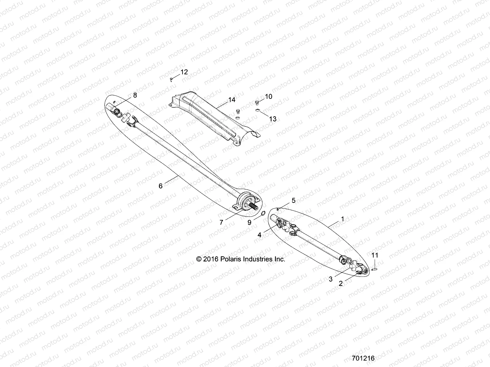 DRIVE TRAIN | DRIVE TRAIN, PROP SHAFT - Z18VFE99NK (701216)