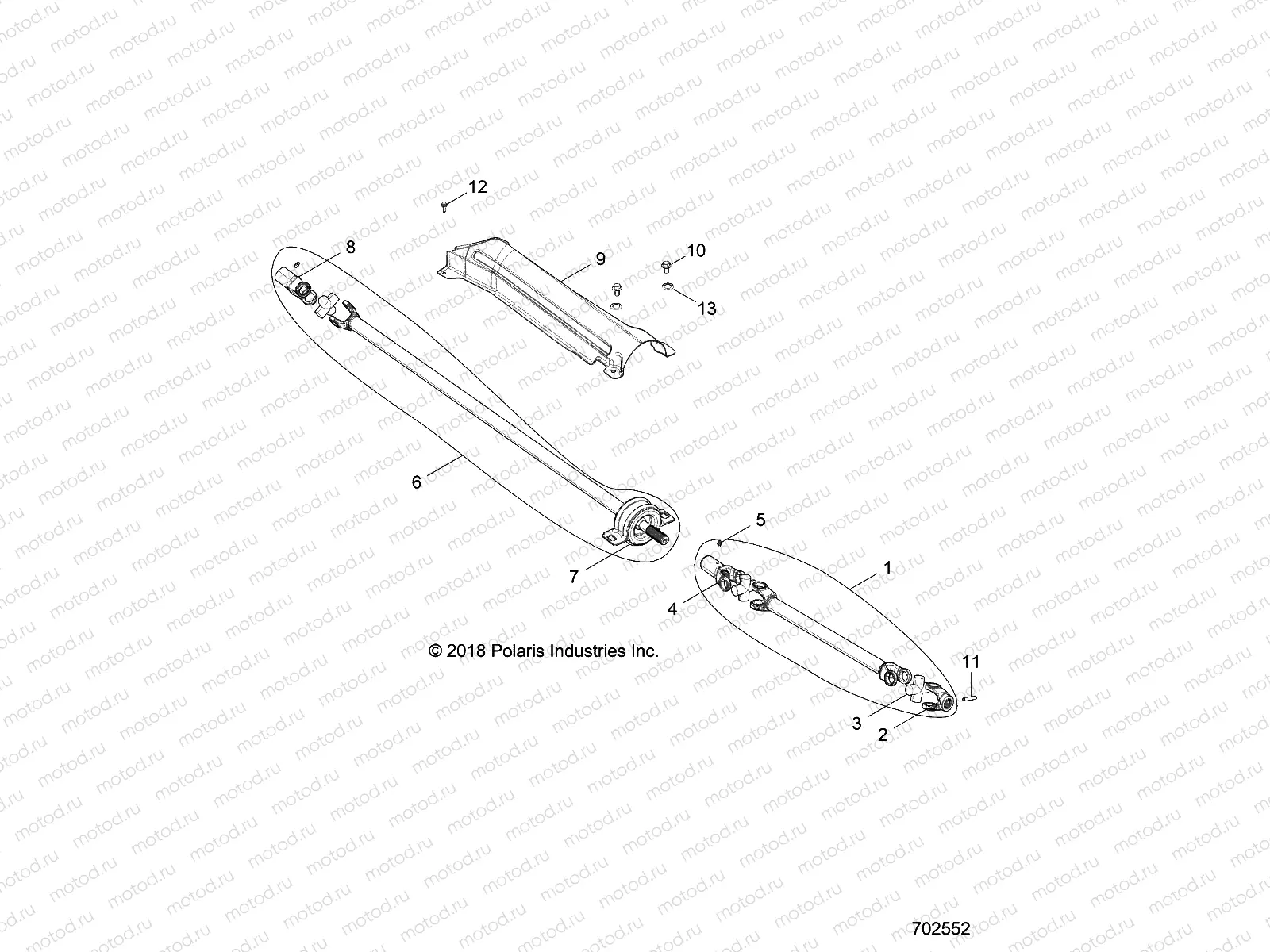 DRIVE TRAIN | DRIVE TRAIN, PROP SHAFT - Z19VFE99NK (702552)