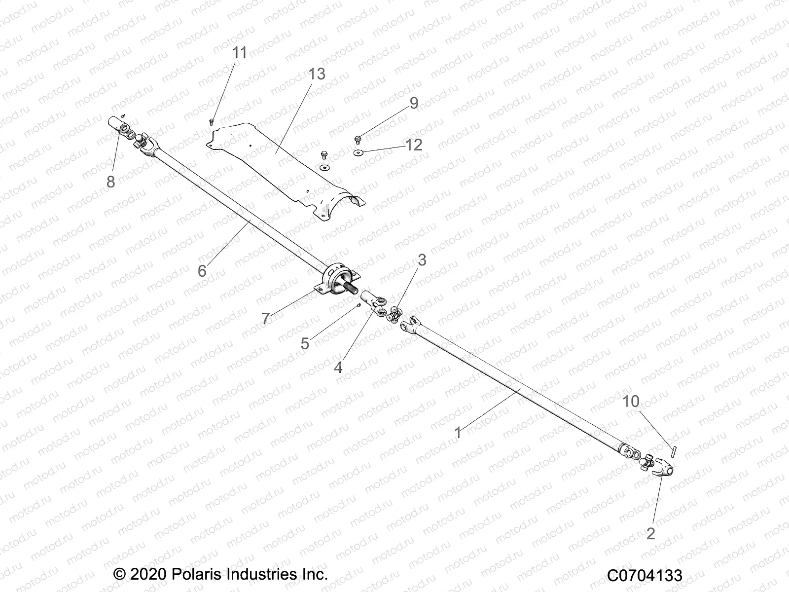 DRIVE TRAIN | DRIVE TRAIN, PROP SHAFT - Z23N4E99A/99B (C0704133)