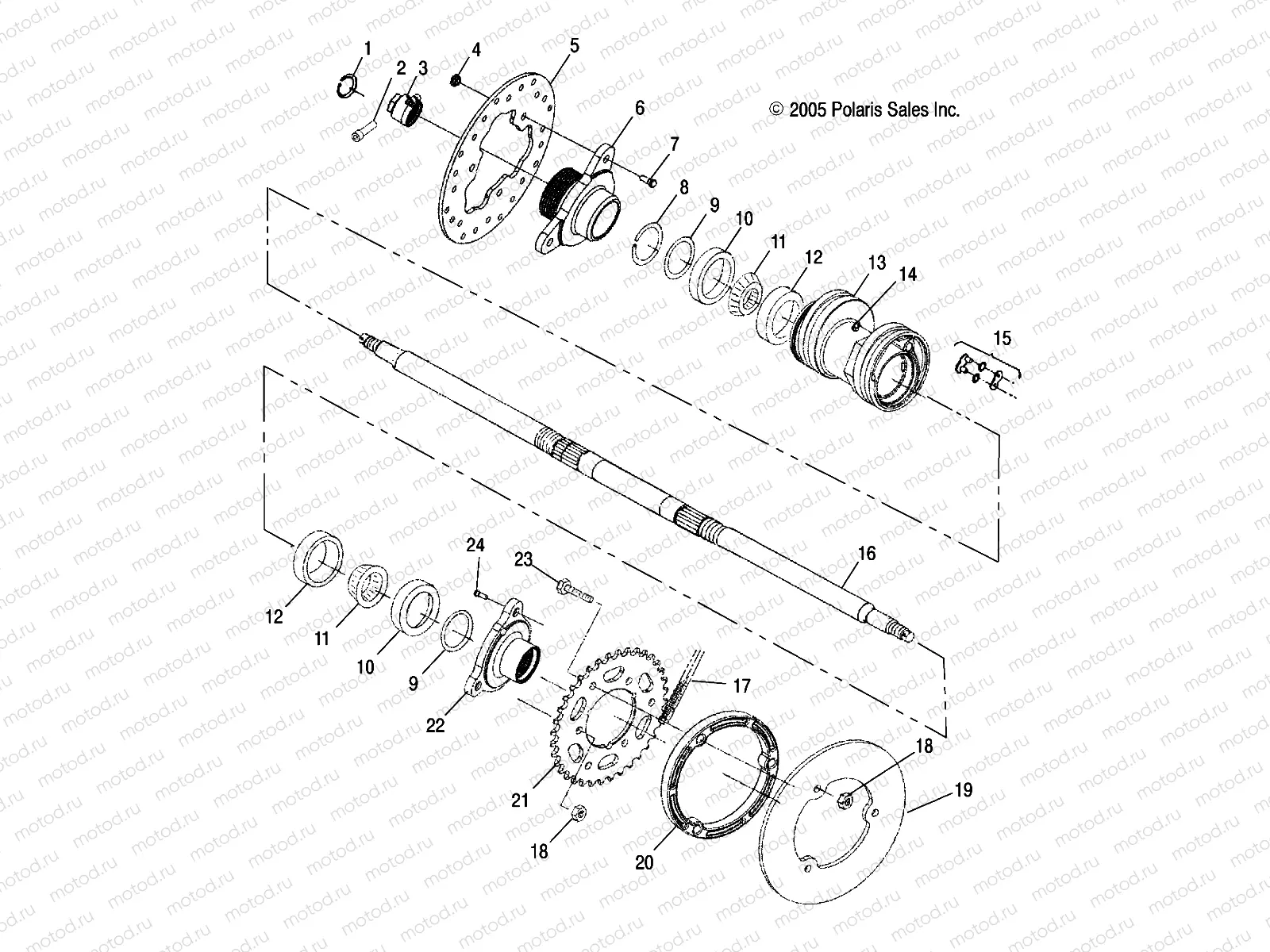 DRIVE TRAIN | DRIVE TRAIN, REAR AXLE and HOUSING - A08BG50AA (4999201549920154C03)