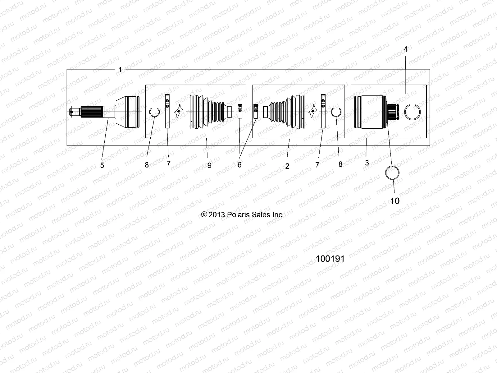 DRIVE TRAIN | DRIVE TRAIN, REAR DRIVE SHAFT - A16SEA57N1/N7/E57N1/E57N2/BA57N1