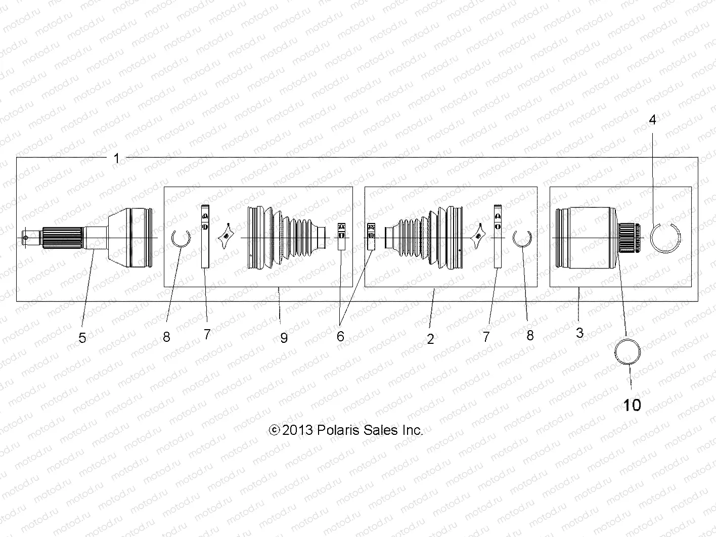 DRIVE TRAIN | DRIVE TRAIN, REAR DRIVE SHAFT - A16SET57C1/C7/SES57C1/C2/SBT57C1