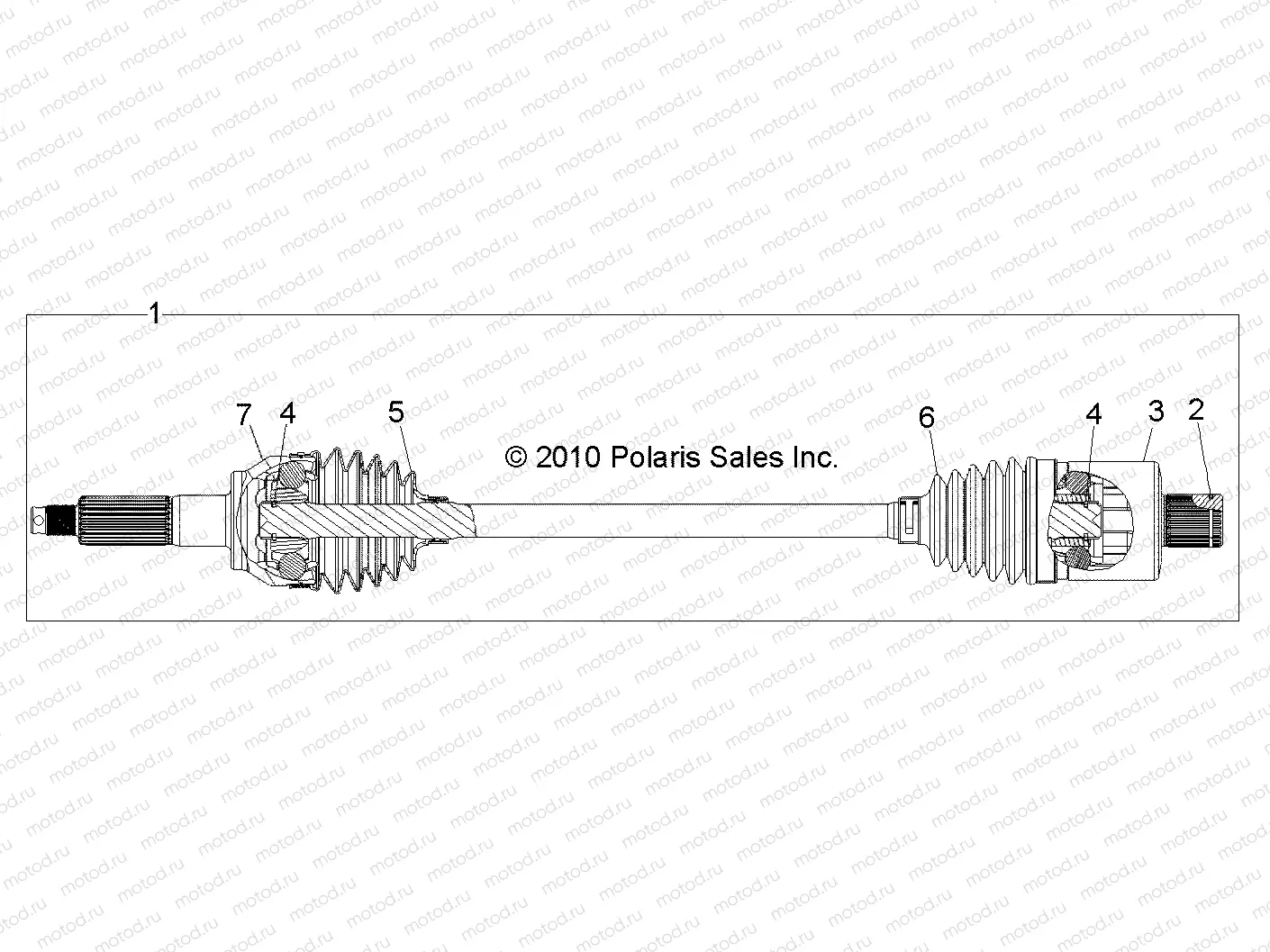DRIVE TRAIN | DRIVE TRAIN, REAR DRIVE SHAFT - R13TH76/7E ALL OPTIONS (49RGRSHAFTDRIVERR1332878)
