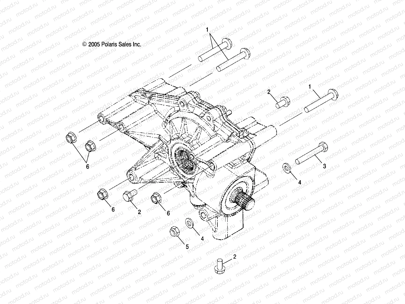 DRIVE TRAIN | DRIVE TRAIN, REAR GEARCASE MOUNTING - A10CL76AA (4999200299920029D05)