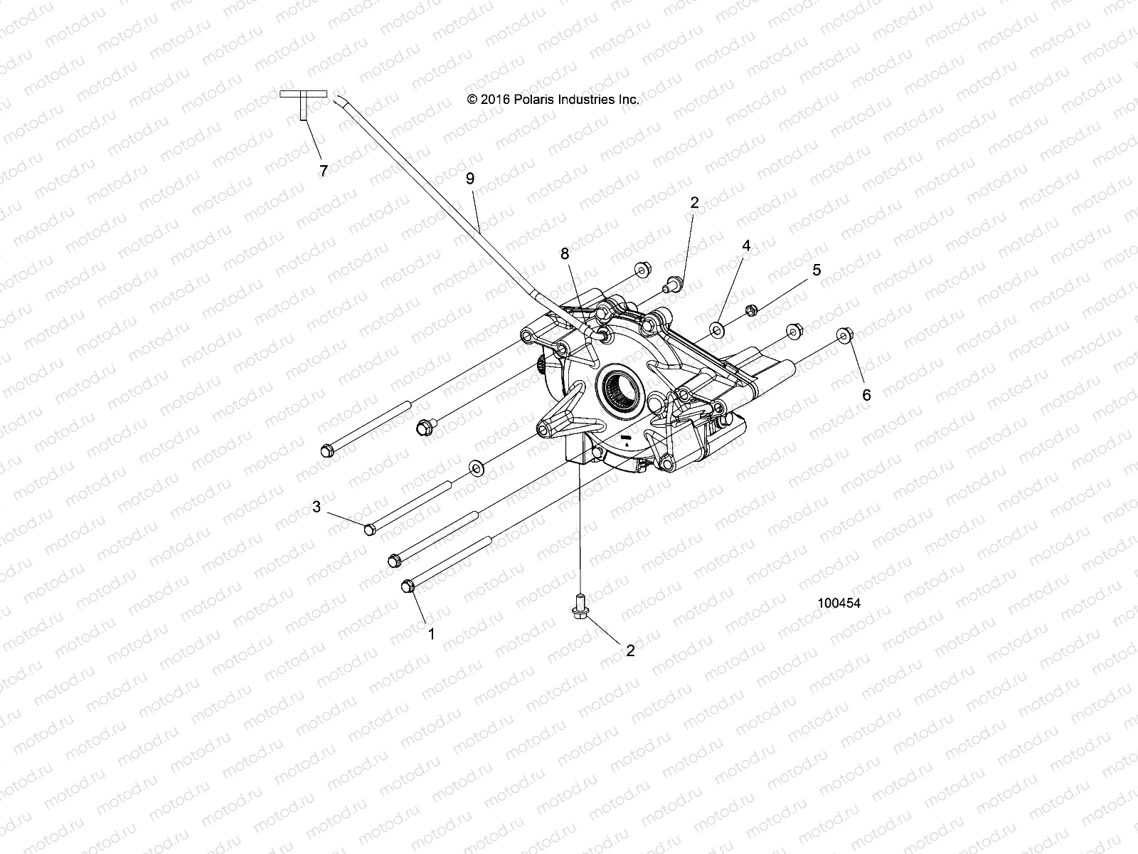 DRIVE TRAIN | DRIVE TRAIN, REAR GEARCASE MOUNTING - A19S6E57B1