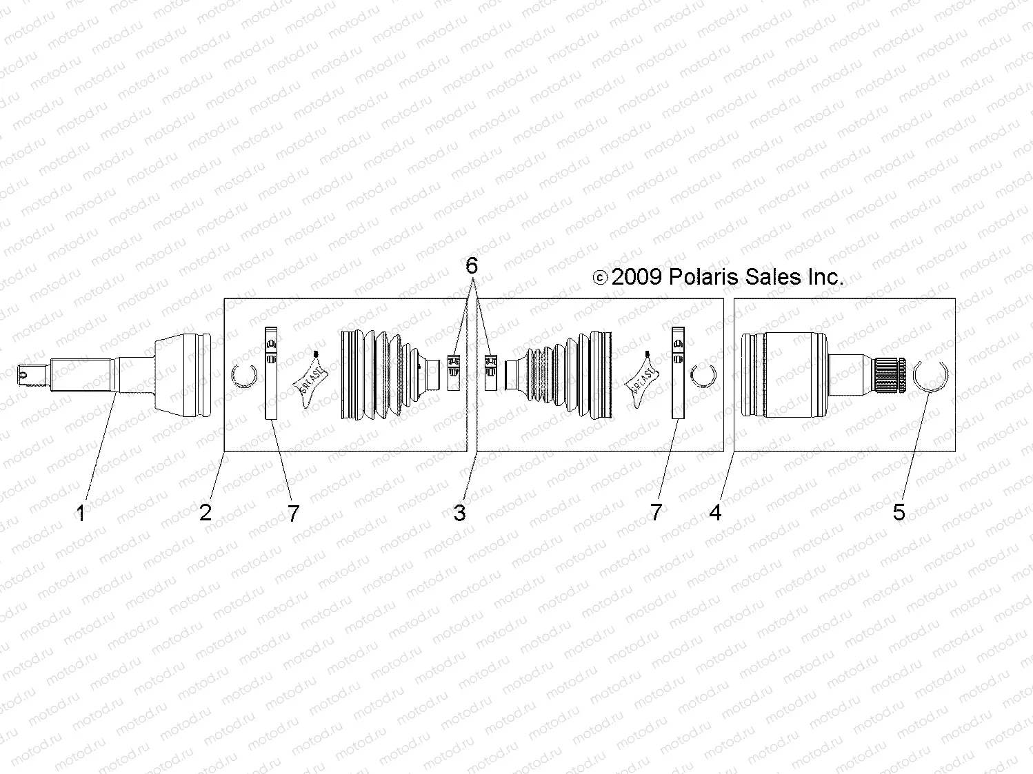 DRIVE TRAIN | DRIVE TRAIN, REAR HALF SHAFT - R10VH76 ALL OPTIONS/VY76AZ (49RGRSHAFTDRIVERR1332672)