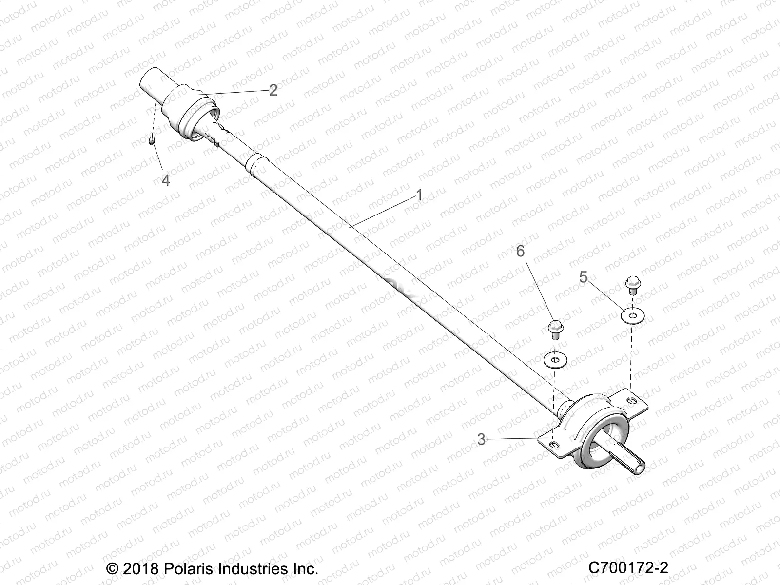 DRIVE TRAIN | DRIVE TRAIN, REAR PROP SHAFT - G21G4E99NW (C700172-2)