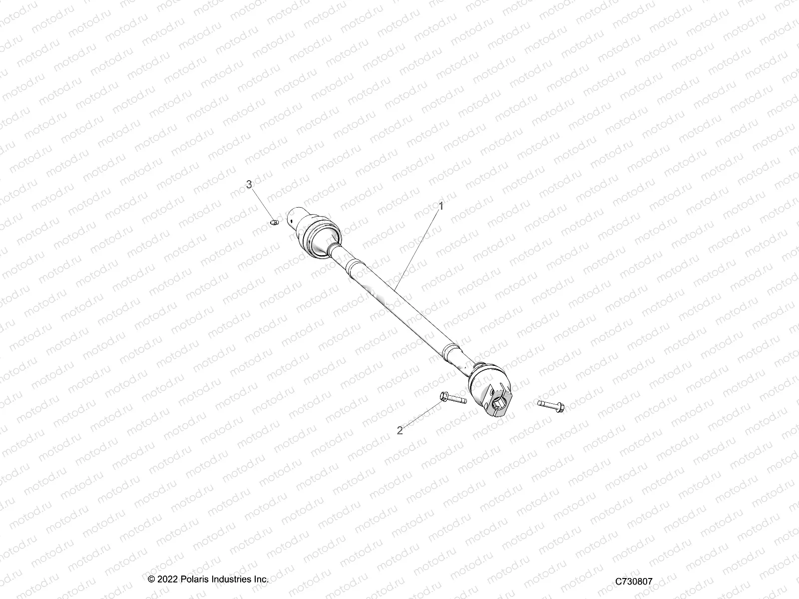 DRIVE TRAIN | DRIVE TRAIN, REAR PROP SHAFT - R23RRRED4JA (C730807)