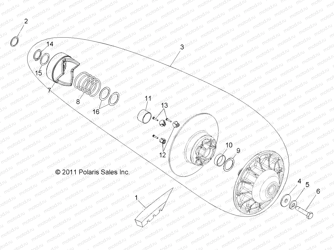 DRIVE TRAIN | DRIVE TRAIN, SECONDARY CLUTCH - R14RH45AA (49RGRCLUTCHDVN12400)