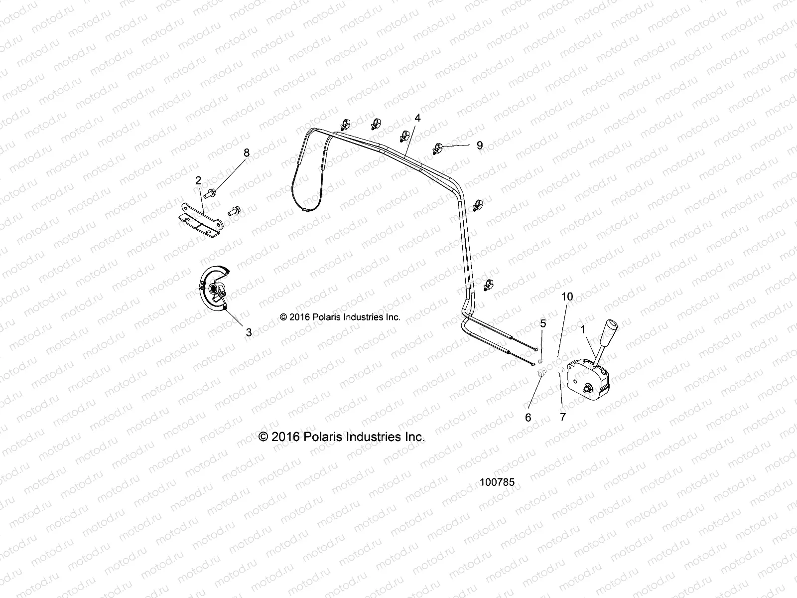 DRIVE TRAIN | DRIVE TRAIN, SHIFT LEVER - A18HAA15B7/B2 (100785)