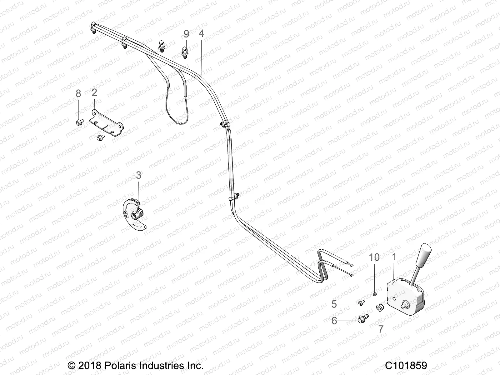 DRIVE TRAIN | DRIVE TRAIN, SHIFT LEVER - A19HAA15A7/B7 (C101859)