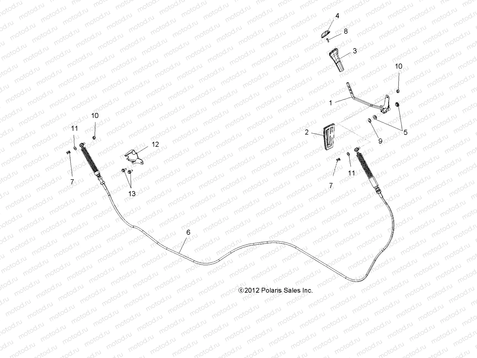 DRIVE TRAIN | DRIVE TRAIN, SHIFT LEVER and CABLE - R15RTA57AA/BA/AR/AC/EAU (49RGRSHIFT13900XP)