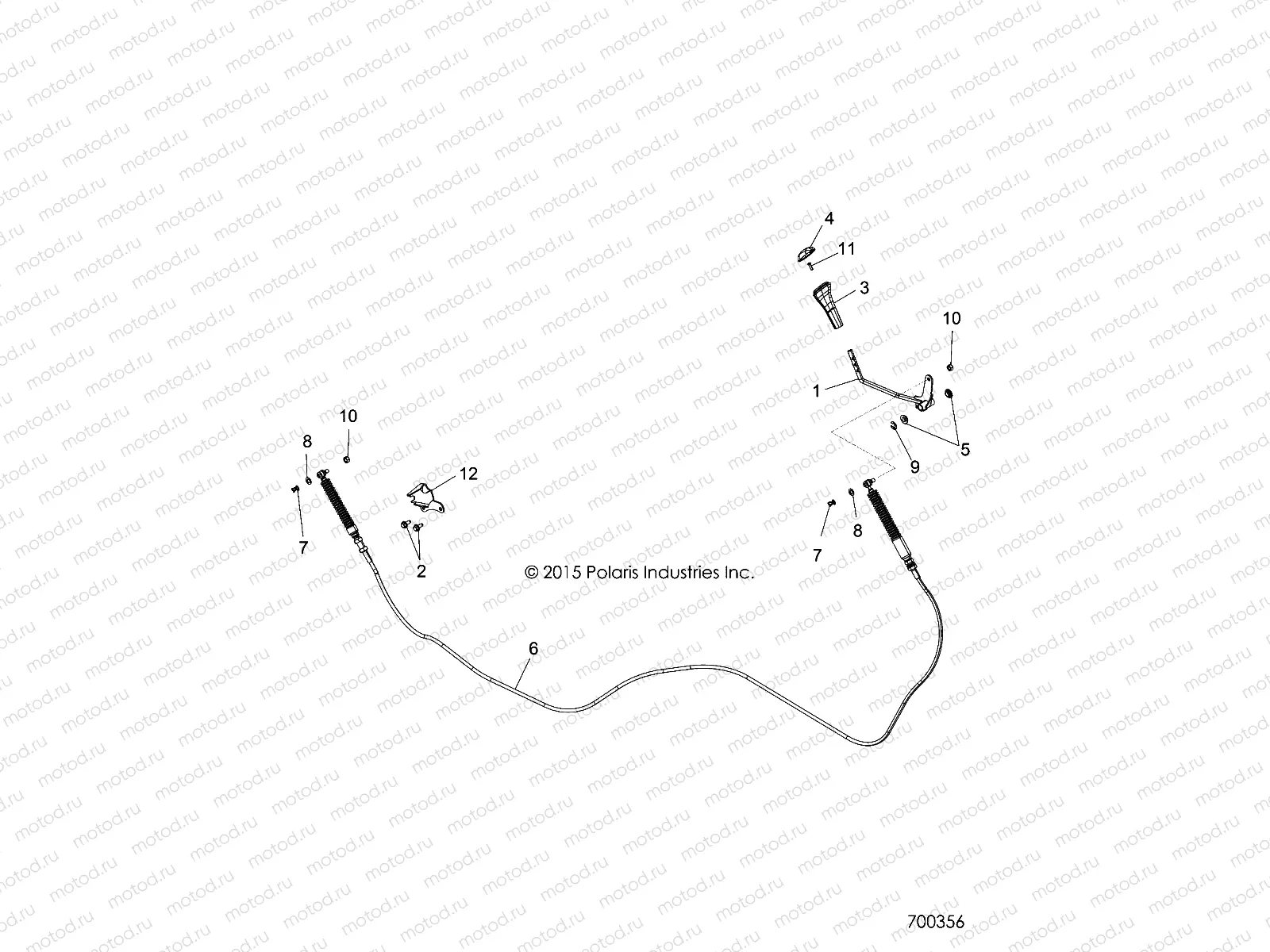 DRIVE TRAIN | DRIVE TRAIN, SHIFT LEVER and CABLE - R17RTAD1A1/ED1N1 (700356)
