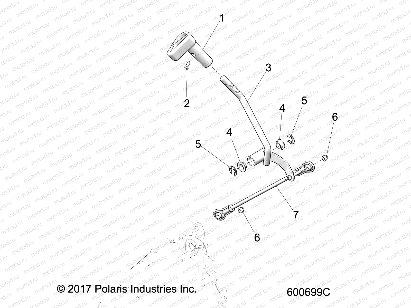 DRIVE TRAIN | DRIVE TRAIN, SHIFT LINKAGE - S20FJB8/FJE8/FJP8 ALL OPTIONS (600699C)