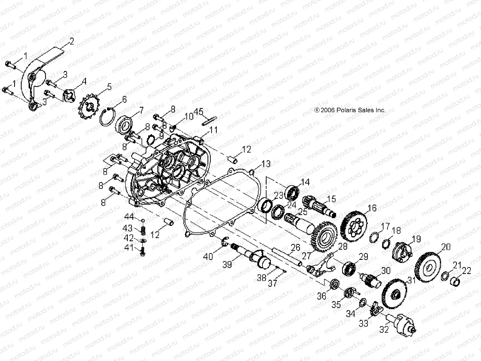 DRIVE TRAIN | DRIVE TRAIN, TRANSMISSION - A10KA09AB/AD (49ATVTRANSMISSION07OTLW90)