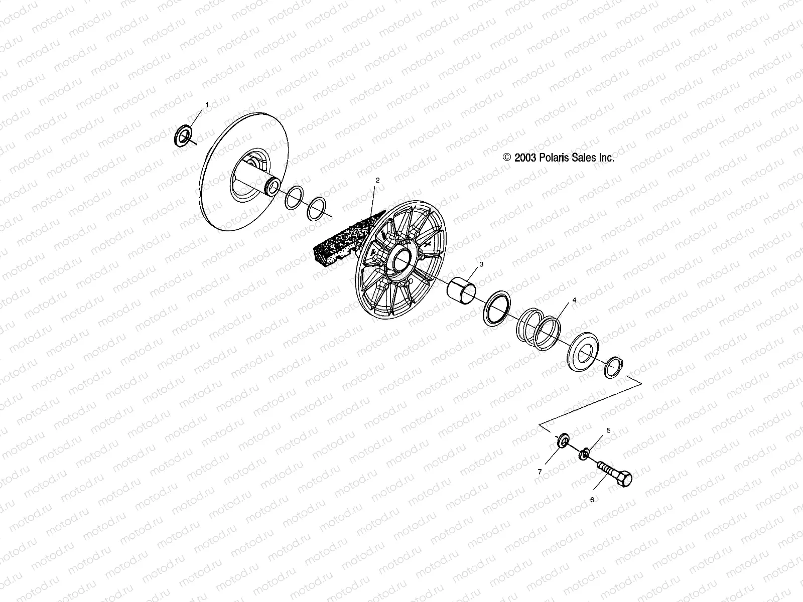 DRIVEN CLUTCH - A04RB63AA (4989328932C04) | DRIVEN CLUTCH - A04RB63AA (4989328932C04)