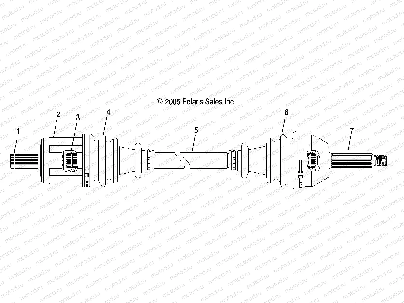 DRIVESHAFT | DRIVESHAFT, FRONT - R06RF68AA (4999202259920225B06)