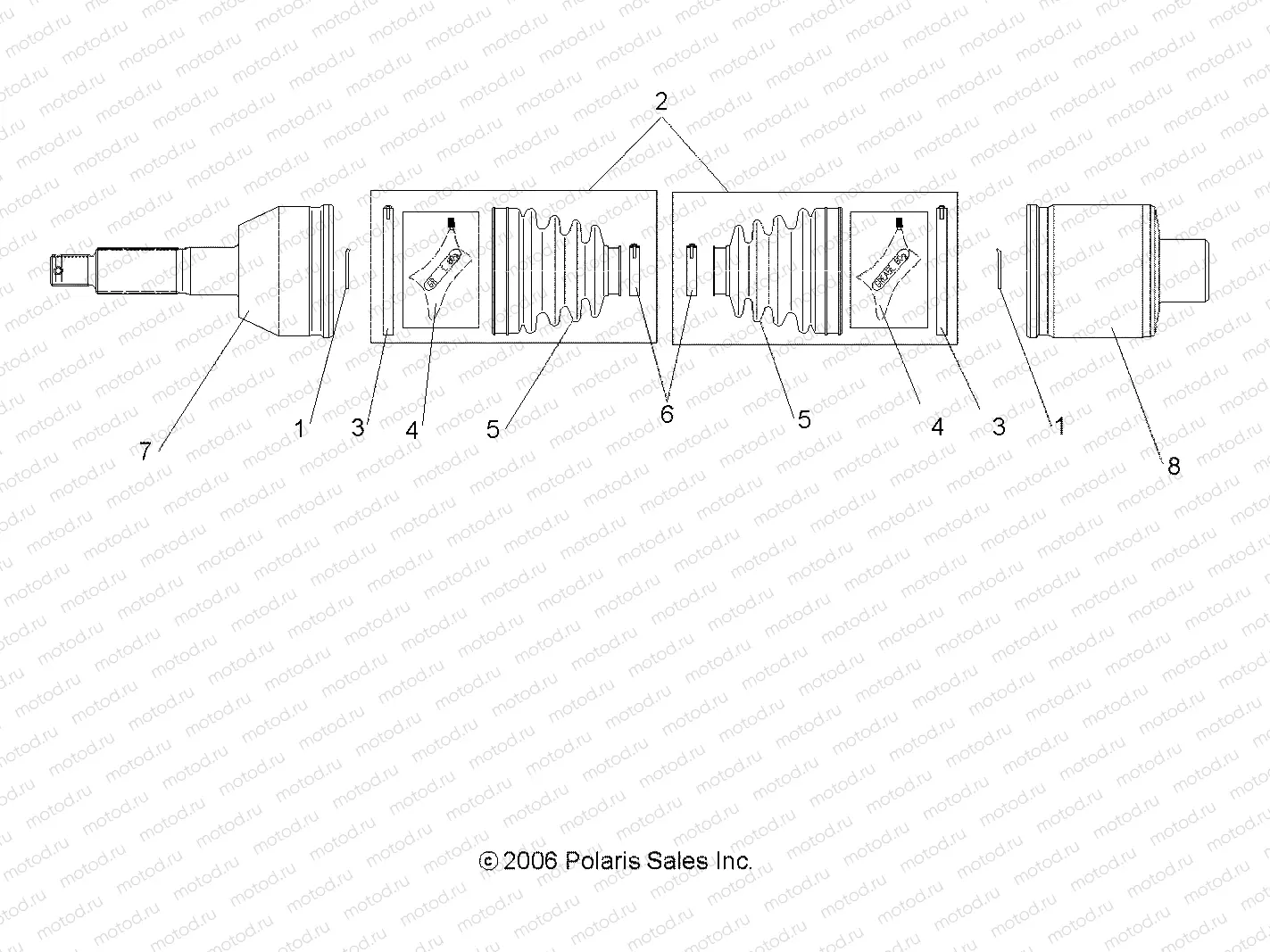 DRIVESHAFT | DRIVESHAFT, MID - R06RF68AA (4999202259920225B11)