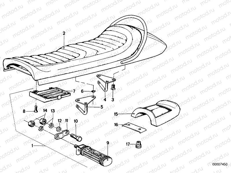 Dual seat installing set