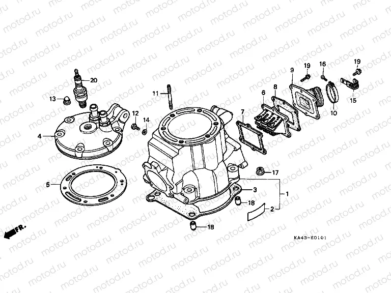 E-1-1 CYLINDER / CYLINDER HEAD (2)