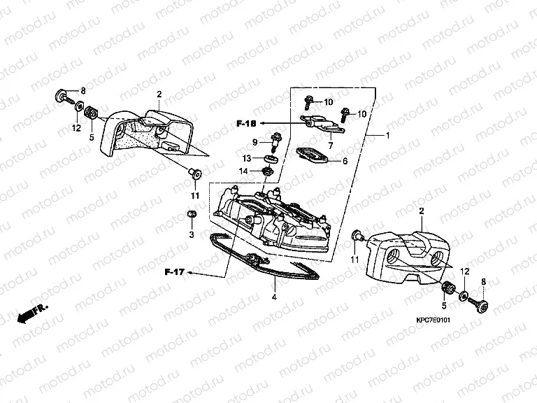 E-1-1 REAR VALVE COVER
