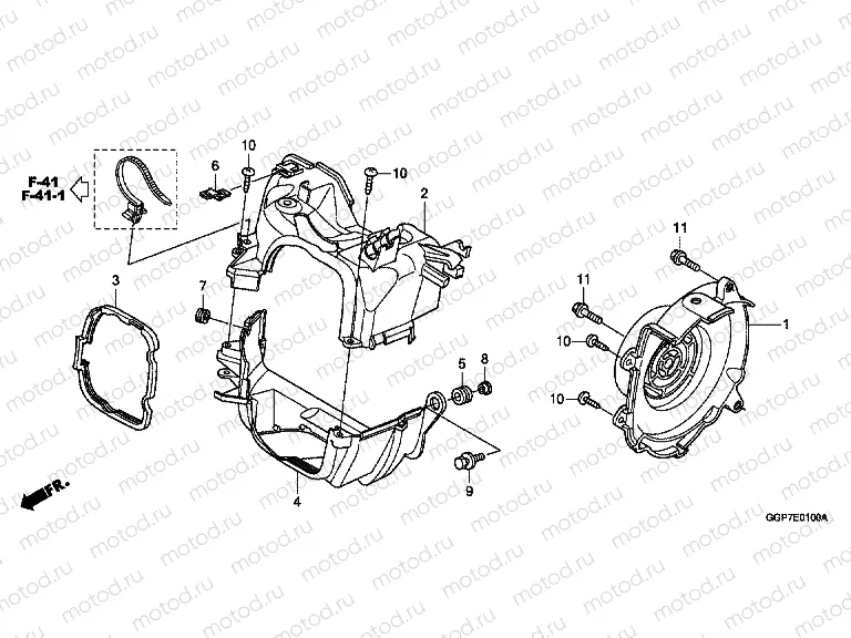 E-1 COVER / FAN COVER