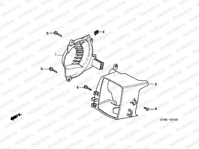 E-1 COVER / FAN COVER