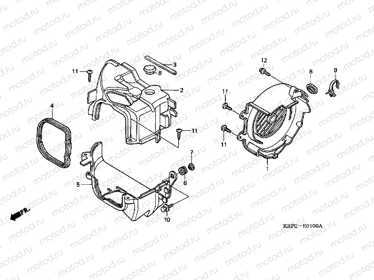 E-1 COVER / FAN COVER