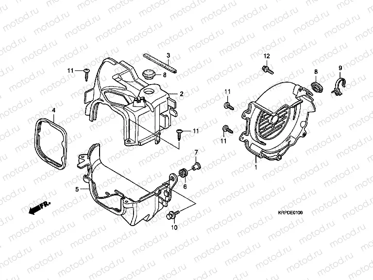 E-1 COVER / FAN COVER