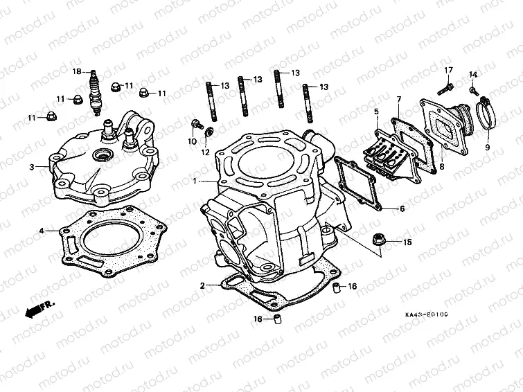 E-1 CYLINDER / CYLINDER HEAD (1)