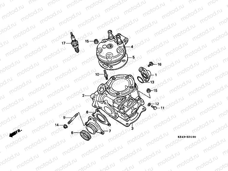 E-1 CYLINDER / CYLINDER HEAD